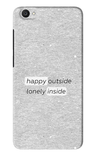 Happy Outside Lonely Inside Vivo Y55 S Back Skin Wrap