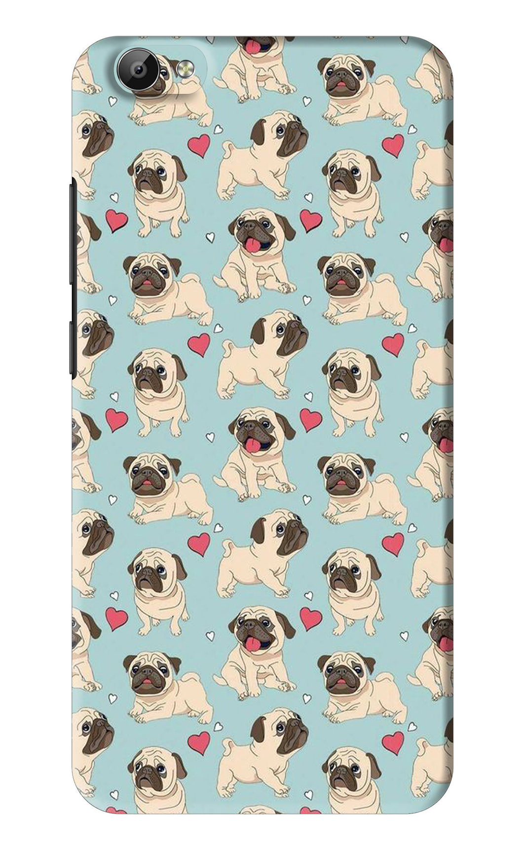 Pug Dog Vivo Y66 Back Skin Wrap