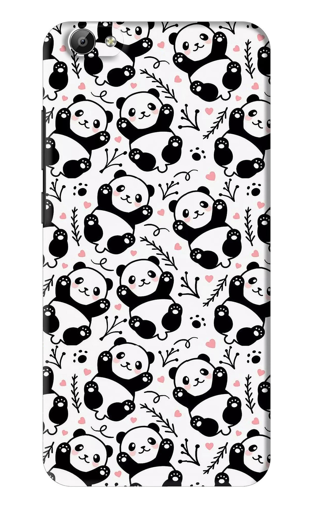 Cute Panda Vivo Y66 Back Skin Wrap