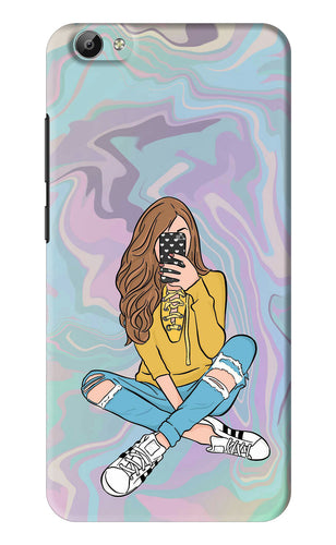 Selfie Girl Vivo Y66 Back Skin Wrap