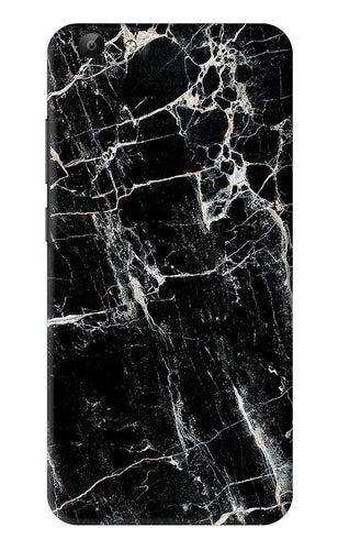 Black Marble Texture 1 Vivo Y69 Back Skin Wrap