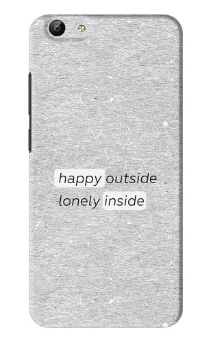 Happy Outside Lonely Inside Vivo Y69 Back Skin Wrap