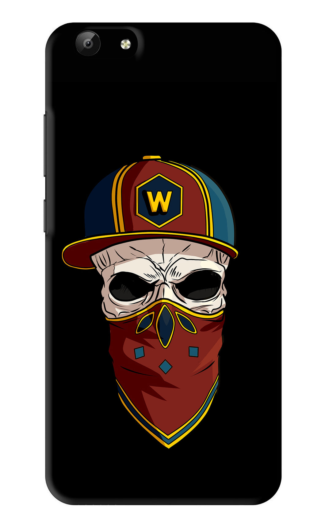 Skull Vivo Y69 Back Skin Wrap