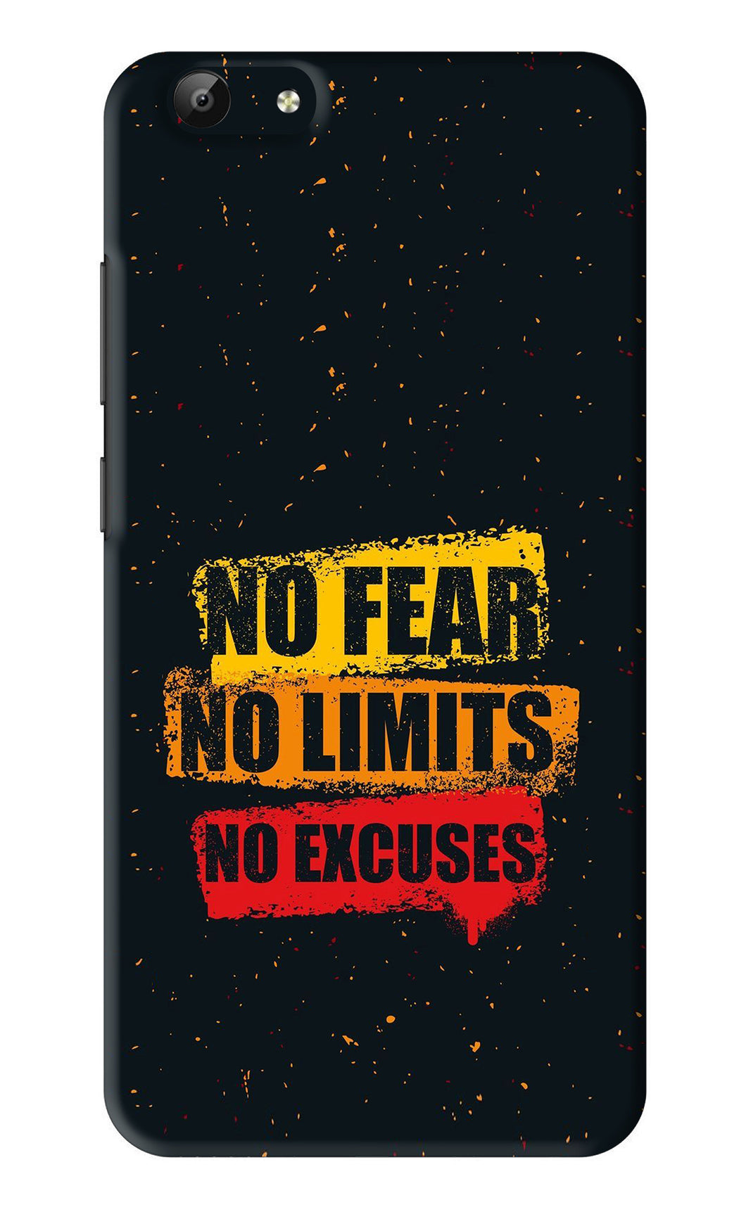 No Fear No Limits No Excuses Vivo Y69 Back Skin Wrap