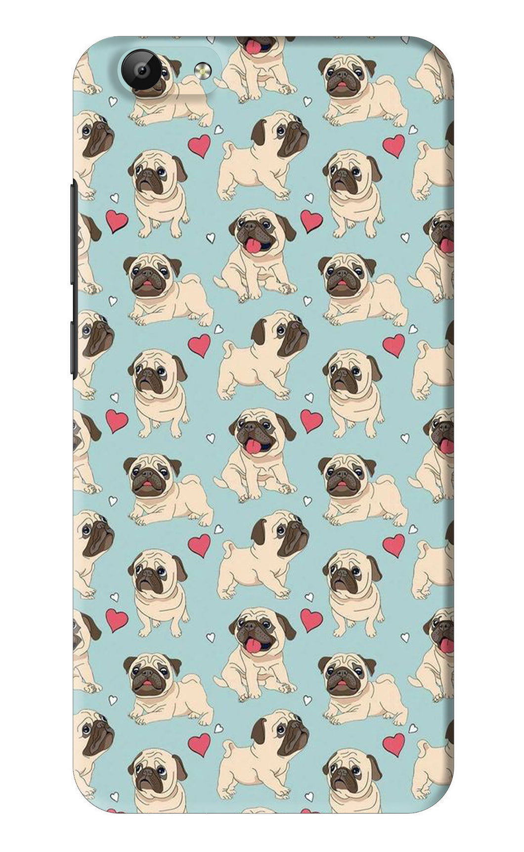 Pug Dog Vivo Y69 Back Skin Wrap