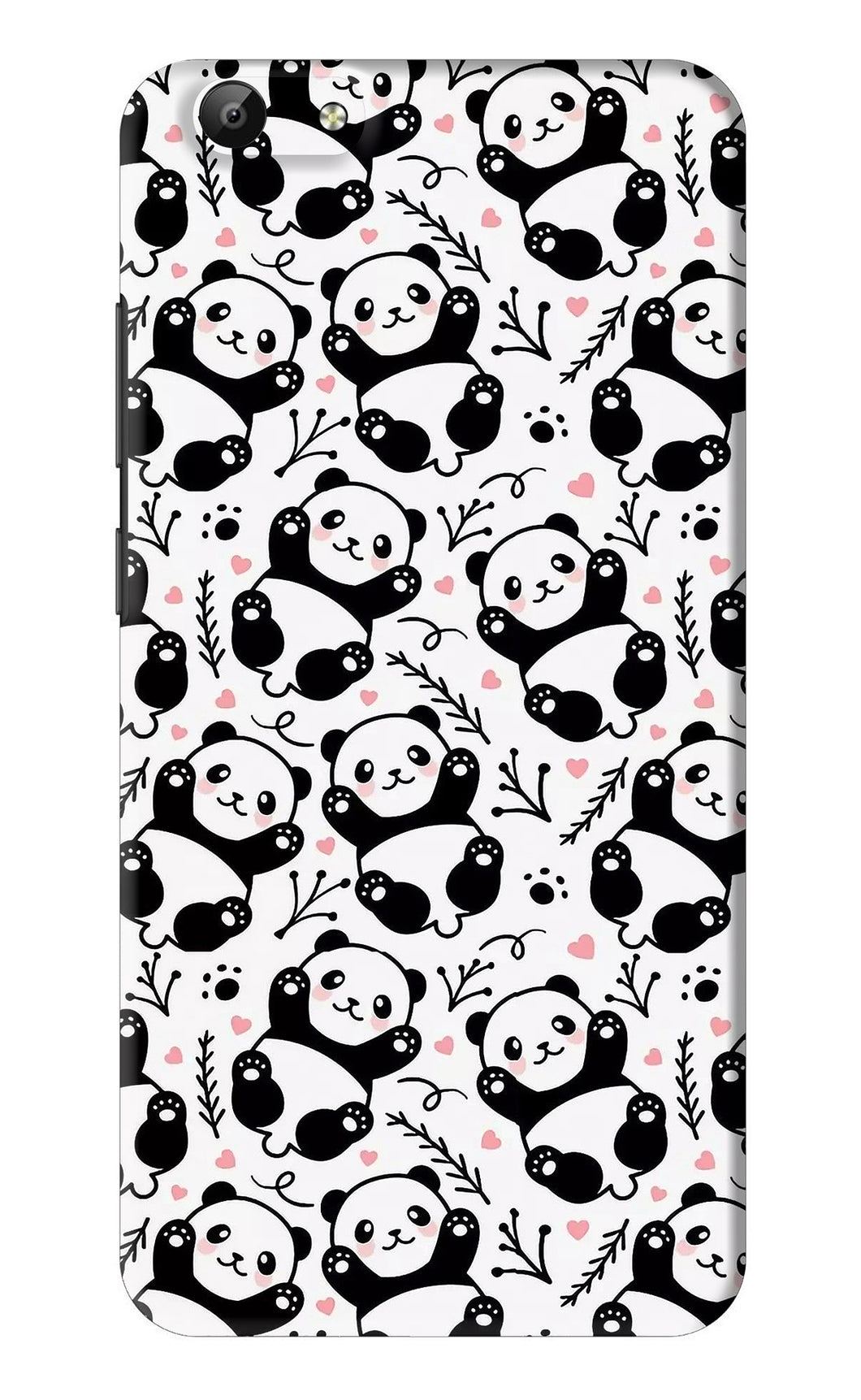 Cute Panda Vivo Y69 Back Skin Wrap