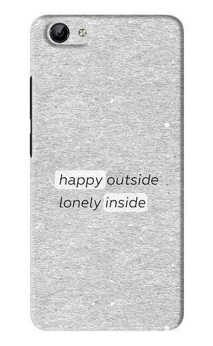 Happy Outside Lonely Inside Vivo Y71 Back Skin Wrap