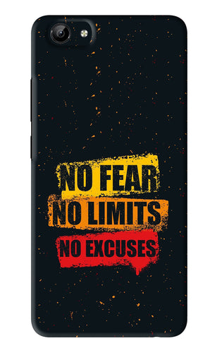 No Fear No Limits No Excuses Vivo Y71 Back Skin Wrap