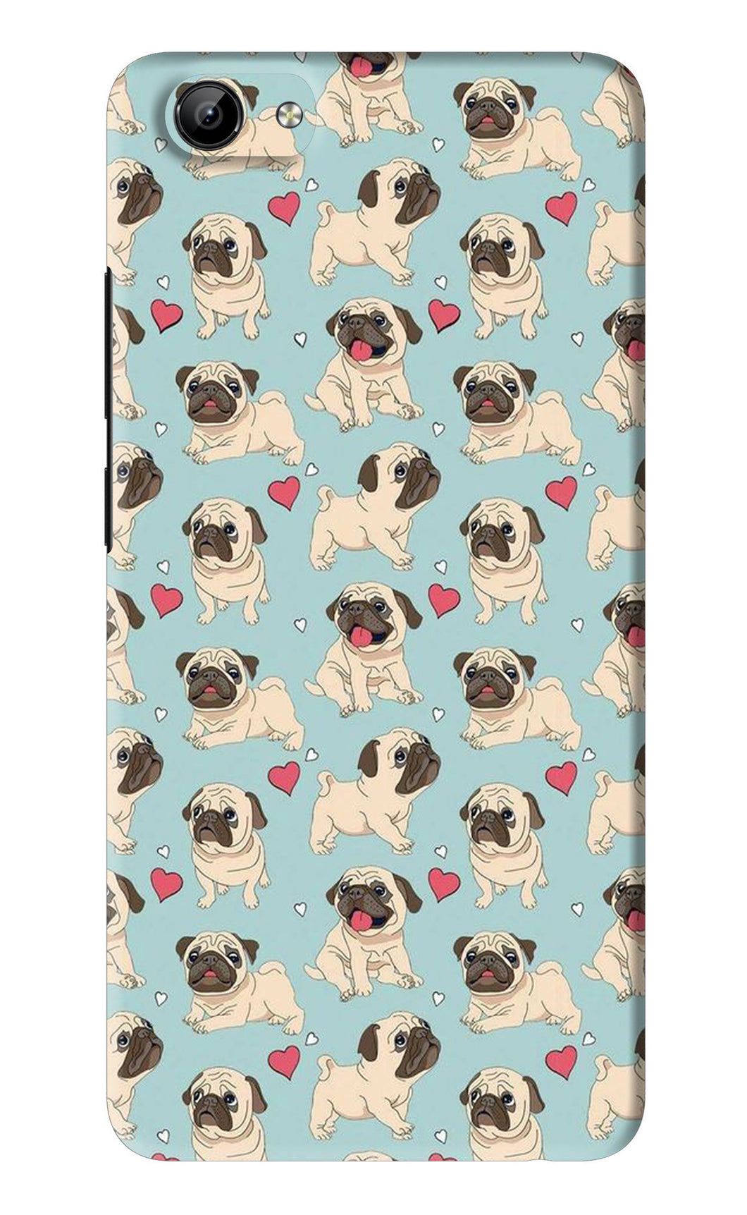 Pug Dog Vivo Y71 Back Skin Wrap