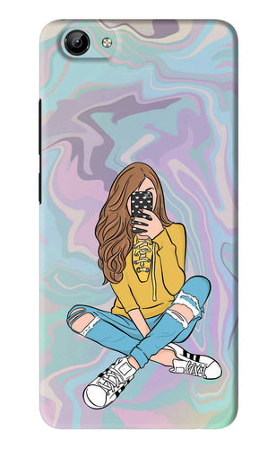 Selfie Girl Vivo Y71 Back Skin Wrap