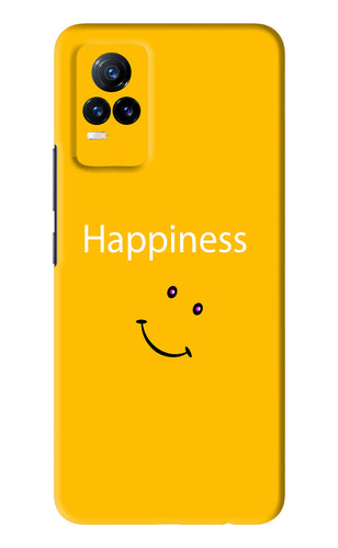 Happiness With Smiley Vivo Y73 Back Skin Wrap