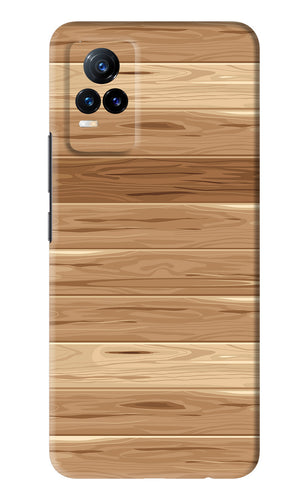 Wooden Vector Vivo Y73 Back Skin Wrap
