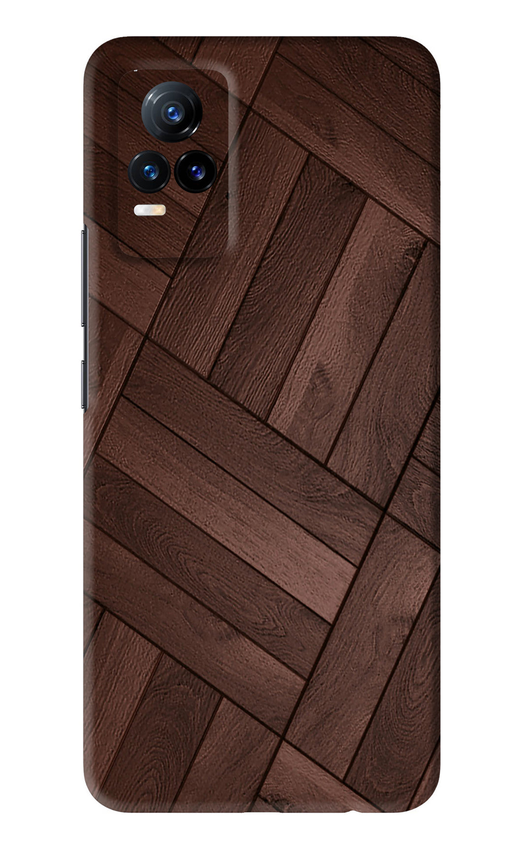 Wooden Texture Design Vivo Y73 Back Skin Wrap