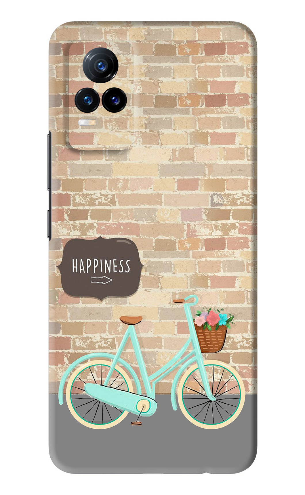 Happiness Artwork Vivo Y73 Back Skin Wrap