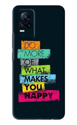 Do More Of What Makes You Happy Vivo Y73 Back Skin Wrap