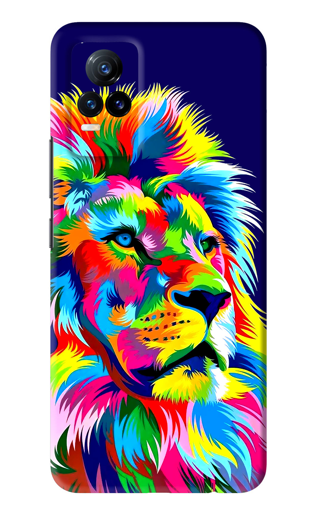 Vector Art Lion Vivo Y73 Back Skin Wrap