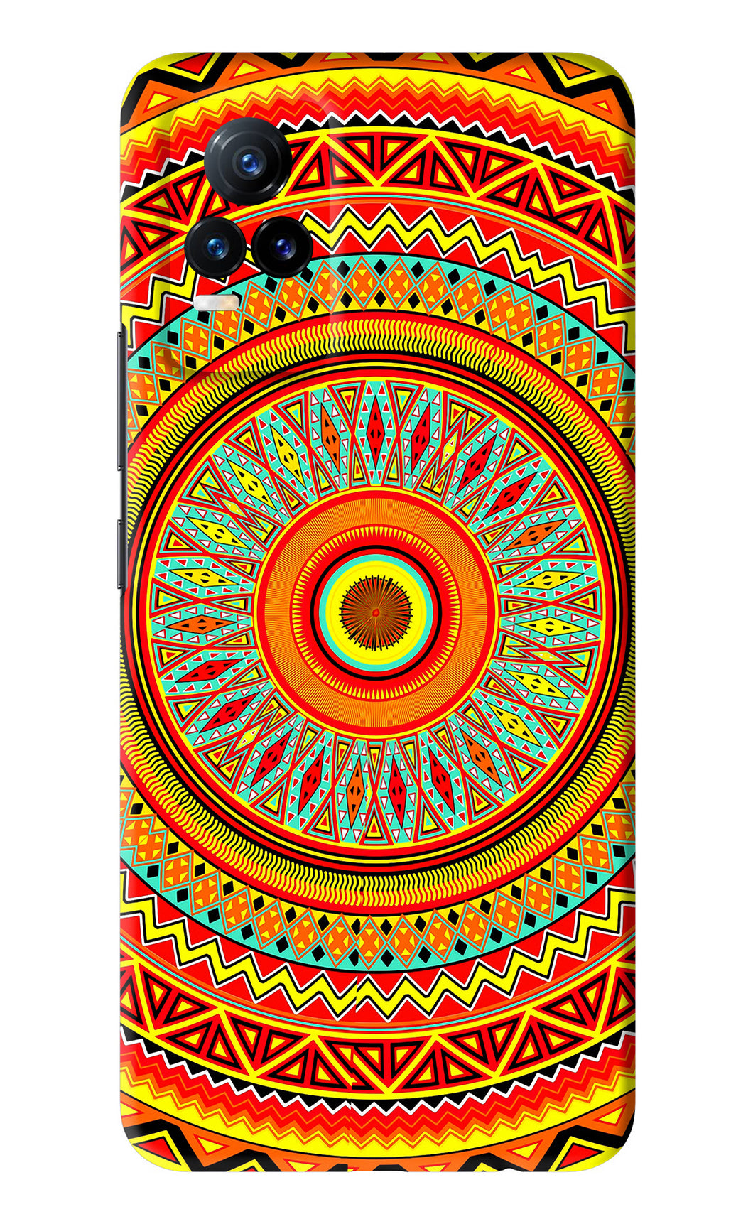 Mandala Pattern Vivo Y73 Back Skin Wrap