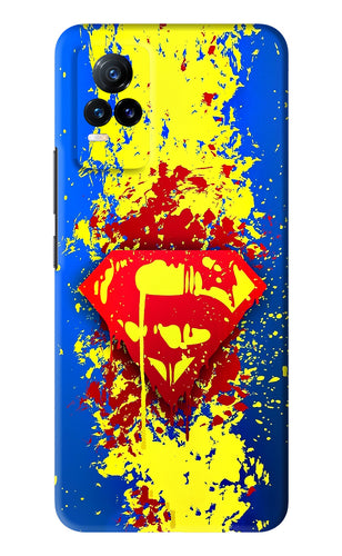 Superman logo Vivo Y73 Back Skin Wrap