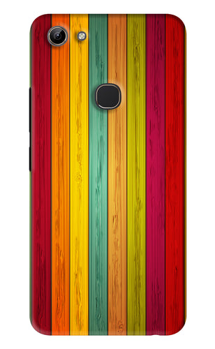 Multicolor Wooden Vivo Y81 Back Skin Wrap
