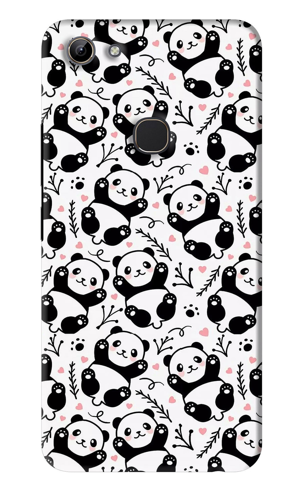 Cute Panda Vivo Y81 Back Skin Wrap