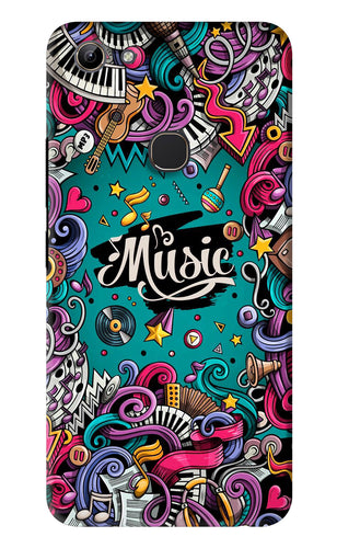 Music Graffiti Vivo Y81 Back Skin Wrap