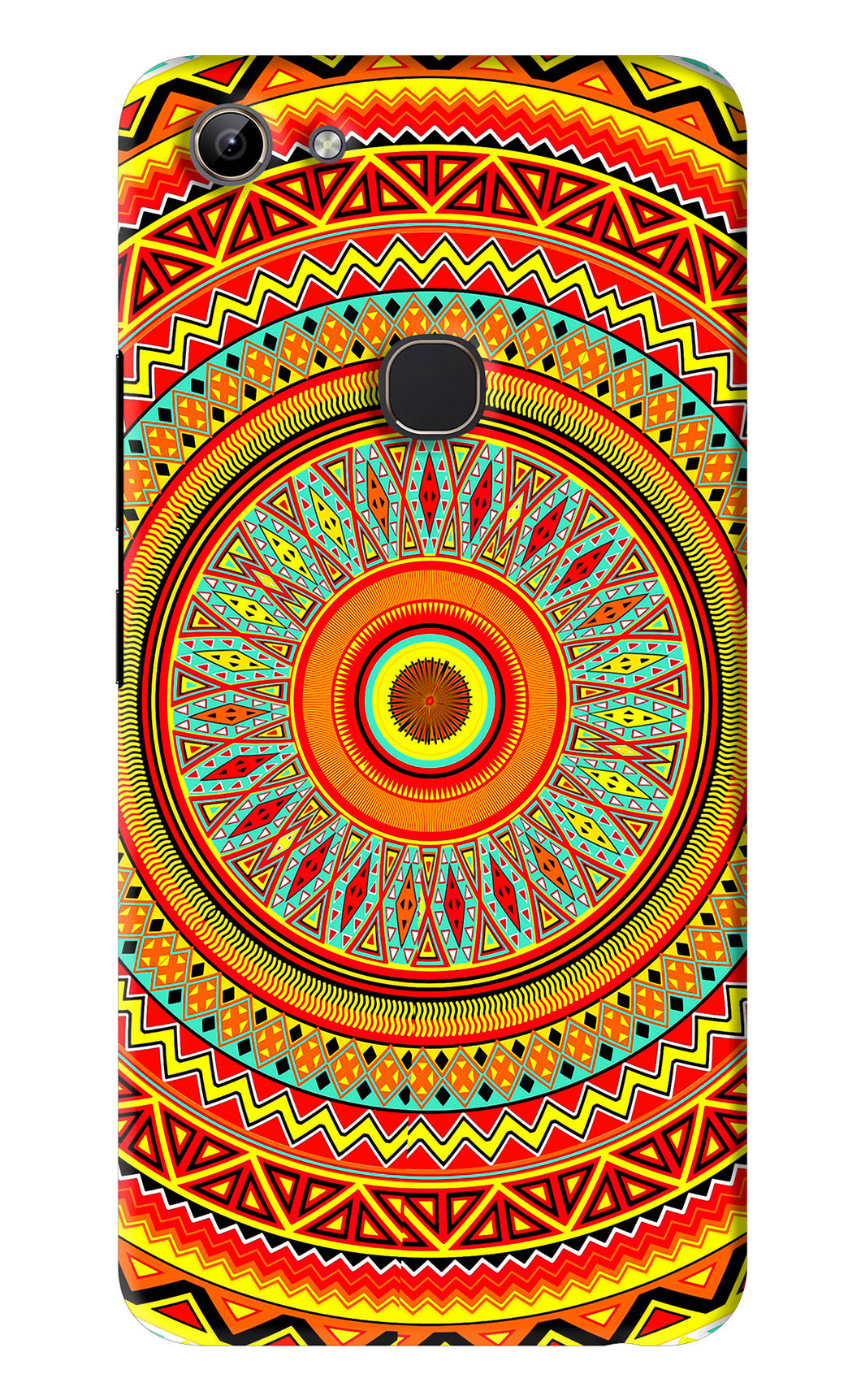 Mandala Pattern Vivo Y81 Back Skin Wrap