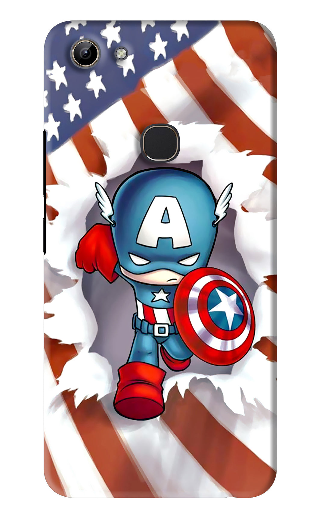 Captain America Vivo Y81 Back Skin Wrap