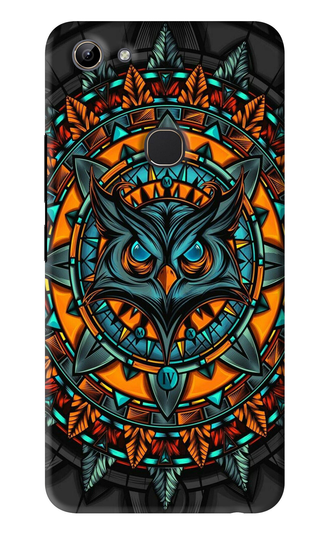 Angry Owl Art Vivo Y81 Back Skin Wrap