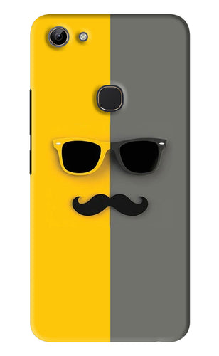 Sunglasses with Mustache Vivo Y81 Back Skin Wrap