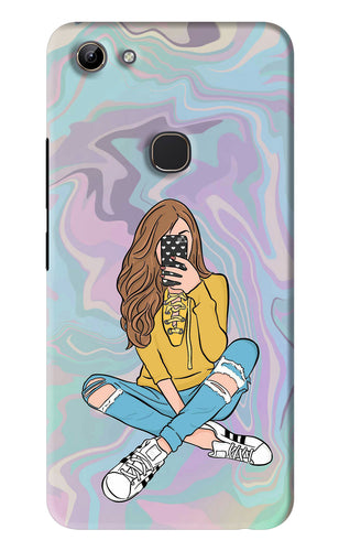 Selfie Girl Vivo Y81 Back Skin Wrap