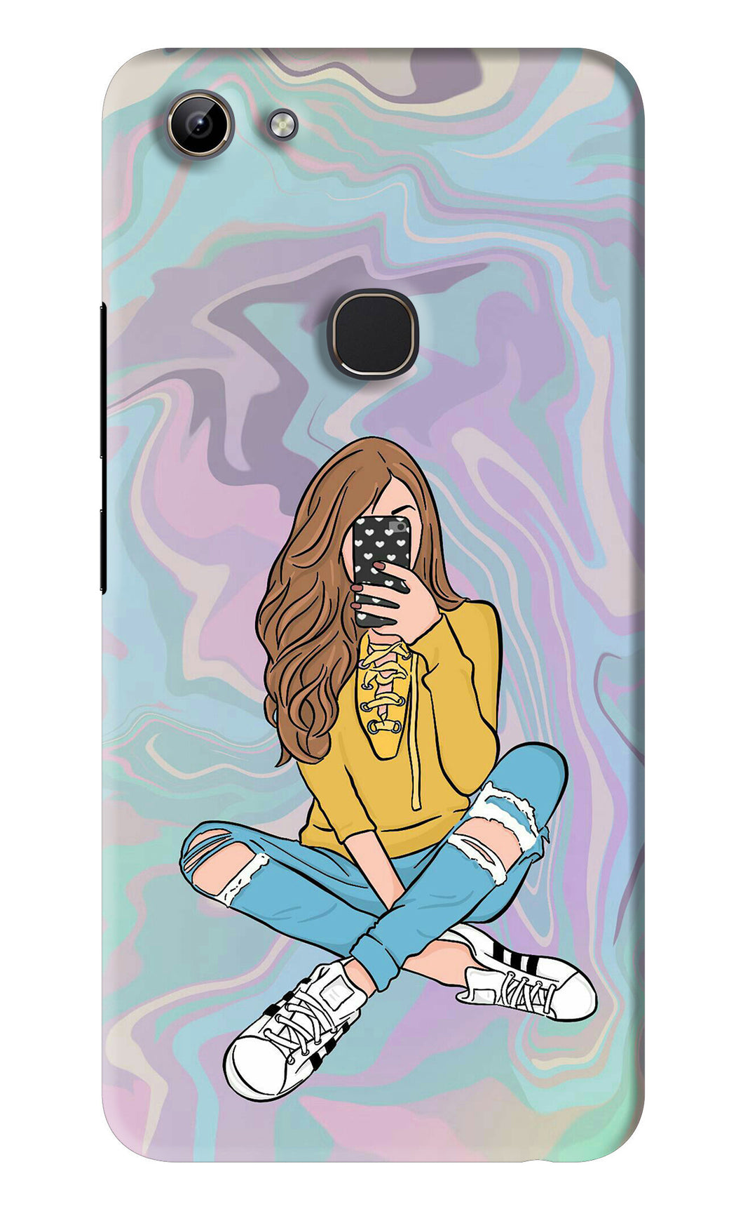Selfie Girl Vivo Y81 Back Skin Wrap