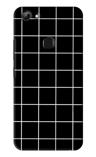 White Grid Vivo Y83 Back Skin Wrap