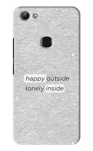 Happy Outside Lonely Inside Vivo Y83 Back Skin Wrap