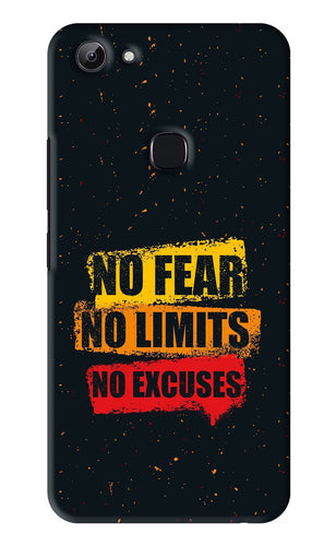 No Fear No Limits No Excuses Vivo Y83 Back Skin Wrap