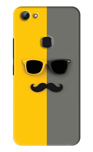 Sunglasses with Mustache Vivo Y83 Back Skin Wrap