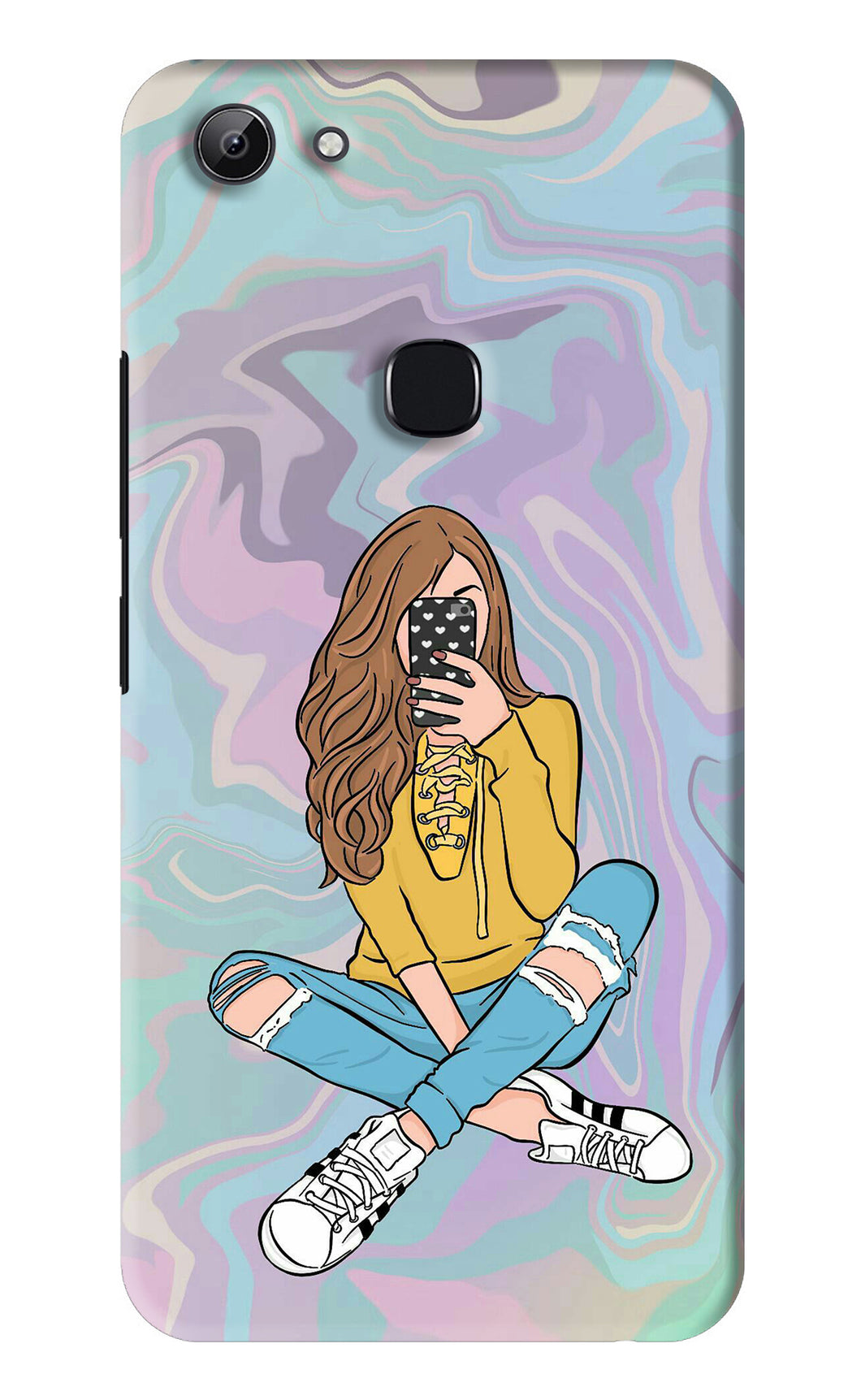 Selfie Girl Vivo Y83 Back Skin Wrap