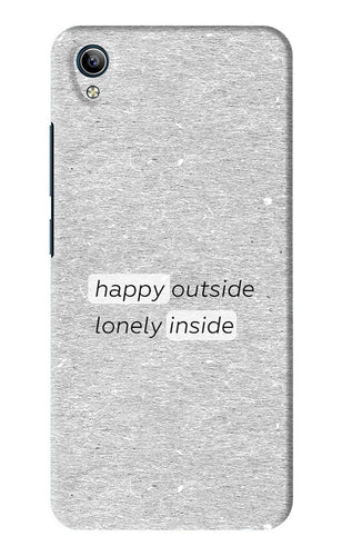 Happy Outside Lonely Inside Vivo Y91i Back Skin Wrap