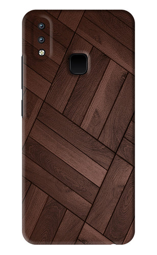 Wooden Texture Design Vivo Y93 Back Skin Wrap