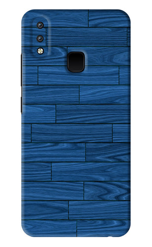 Blue Wooden Texture Vivo Y95 Back Skin Wrap