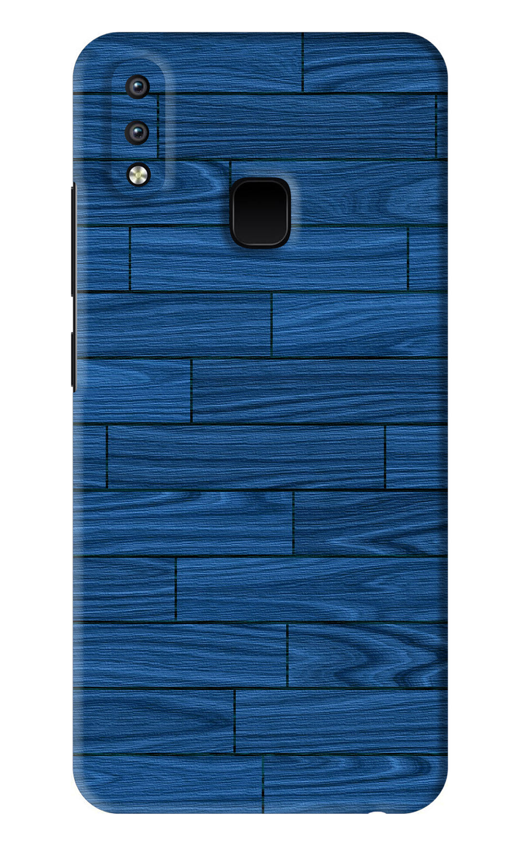 Blue Wooden Texture Vivo Y95 Back Skin Wrap
