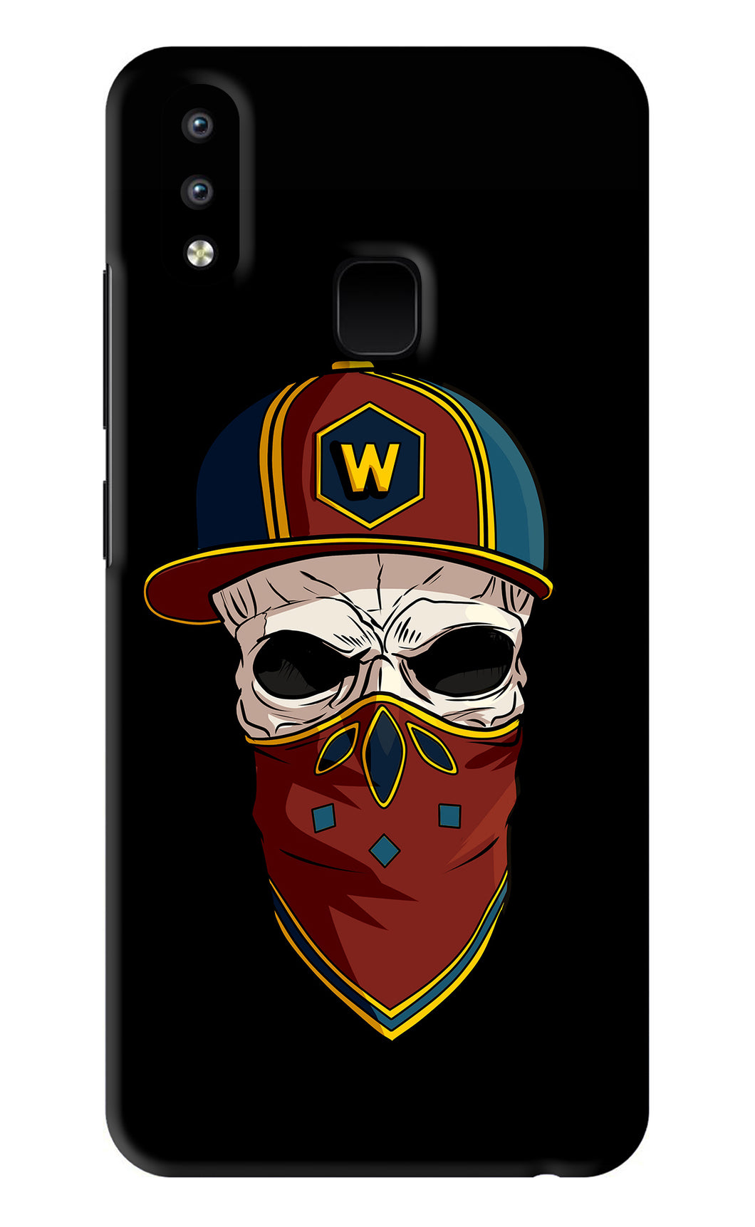 Skull Vivo Y95 Back Skin Wrap