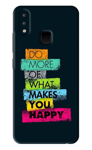 Do More Of What Makes You Happy Vivo Y95 Back Skin Wrap