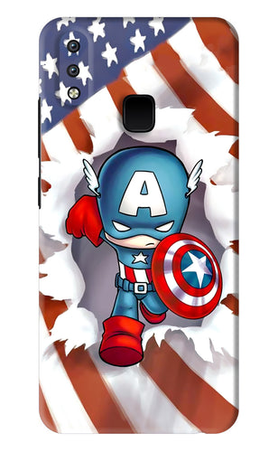 Captain America Vivo Y95 Back Skin Wrap