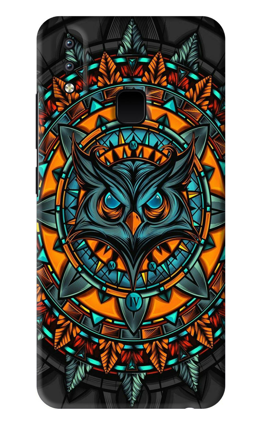 Angry Owl Art Vivo Y95 Back Skin Wrap