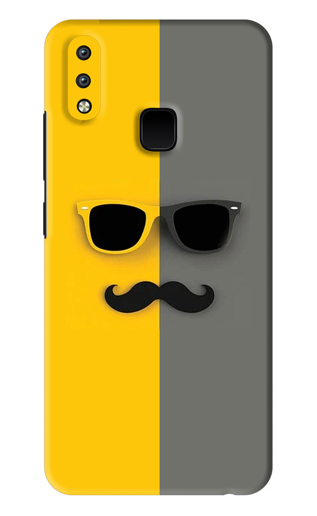 Sunglasses with Mustache Vivo Y95 Back Skin Wrap