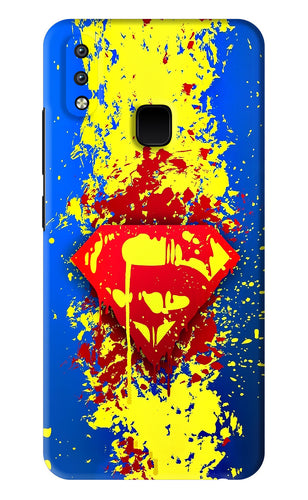 Superman logo Vivo Y95 Back Skin Wrap