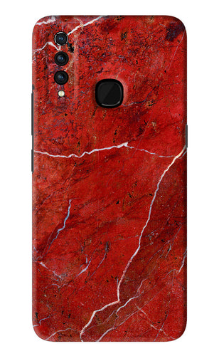 Red Marble Design Vivo Z1 Pro Back Skin Wrap
