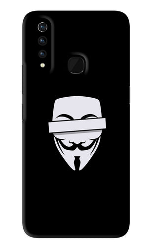 Anonymous Face Vivo Z1 Pro Back Skin Wrap