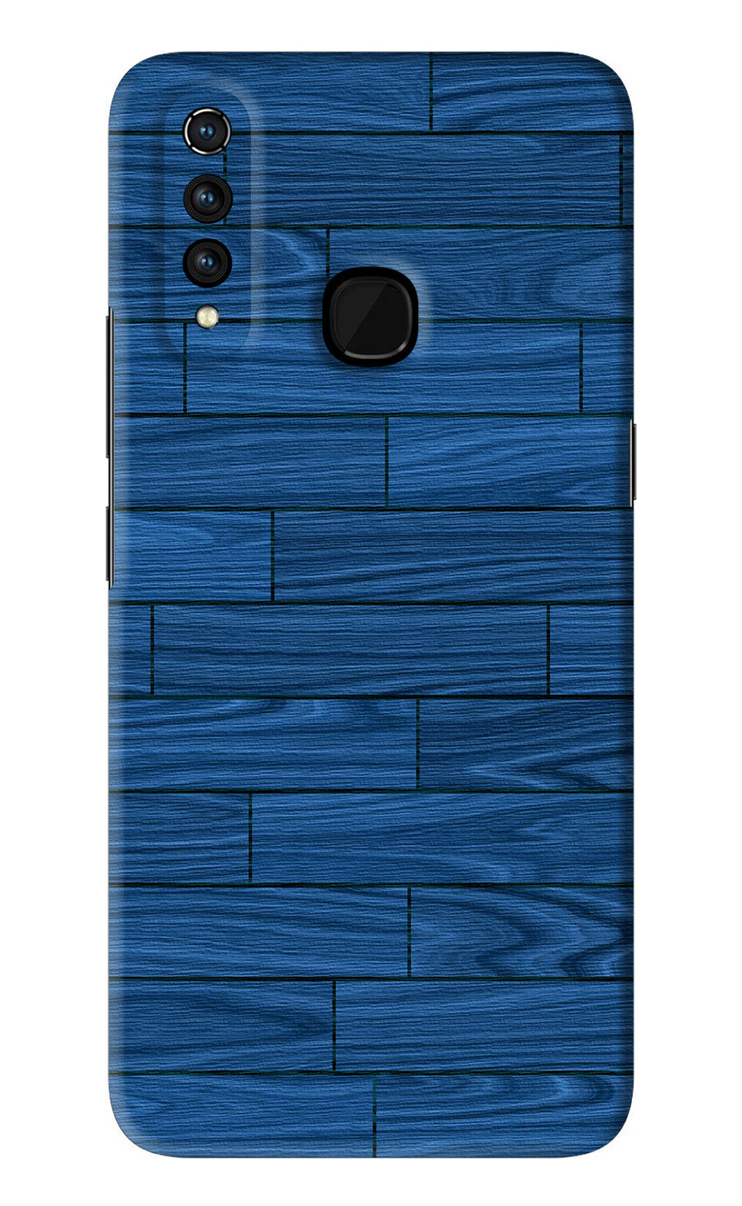 Blue Wooden Texture Vivo Z1 Pro Back Skin Wrap