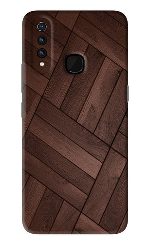 Wooden Texture Design Vivo Z1 Pro Back Skin Wrap
